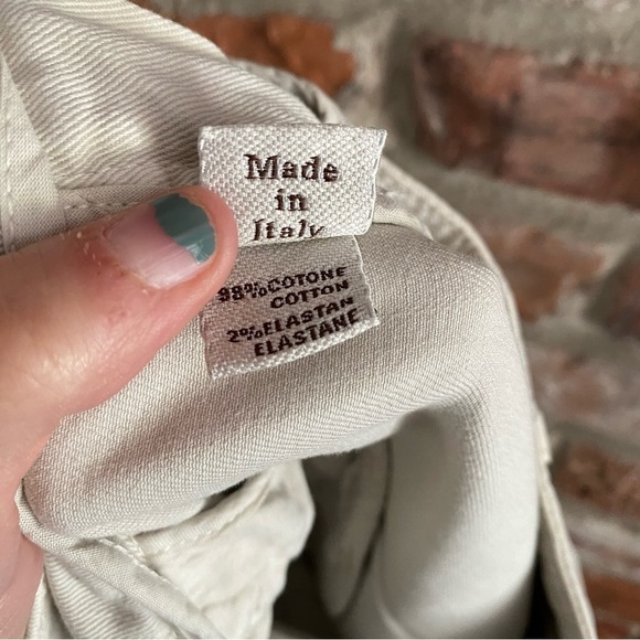 Gunex Brunello Cucinelli Cream Drawstring Riding Pants - Picture 13 of 13